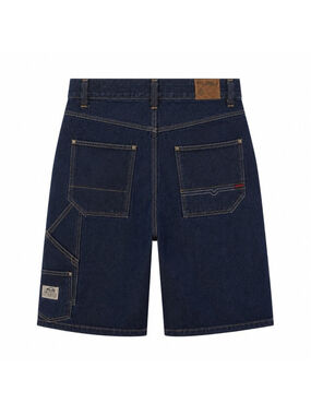 VTG Y2K FUBU Baggy Fit Carpenter Jean Shorts Skater Blue Denim Jorts 34